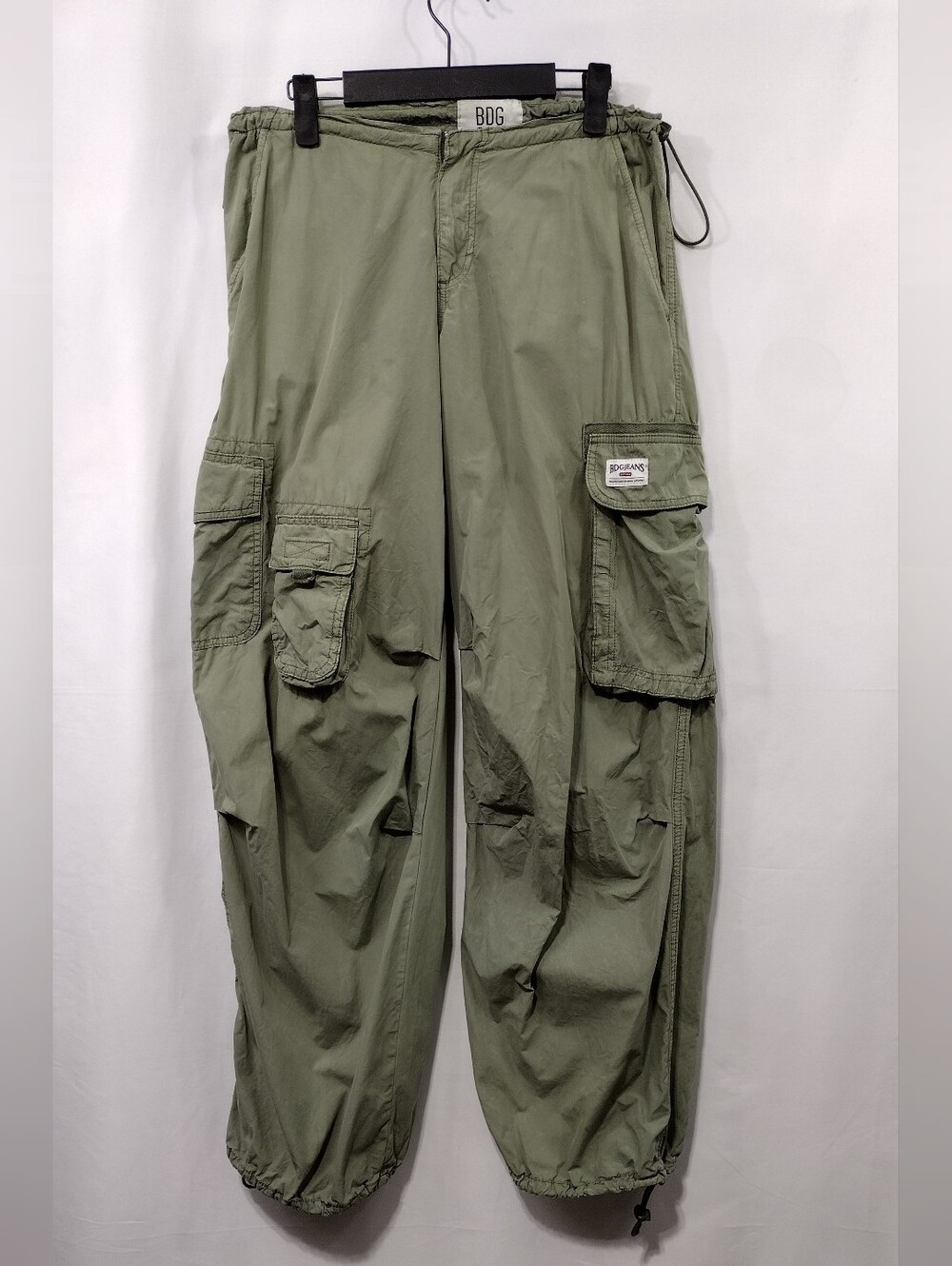 BDG Cargo Pants Womens XS Green Boho Retro Streetwear